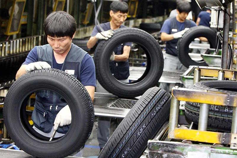 Китай наращивает экспорт шин